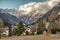 Beautiful mountain scenery from Fleres valley, near Brenner Pass, Italy.