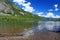 Beautiful Mountain Scenery in Summit Lake Provincial Park in the Selkirk Mountains, British Columbia, Canada