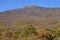 Beautiful Mountain On The Shore Of The Pajarero Reservoir. November 14, 2015. Nature, Travel, Landscapes. The Pajarero Reservoir.