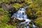 Beautiful mountain stream in the Dolomites