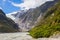 By beautiful mountain valley track. Franz Joseph Glacier. South Island, New Zealand
