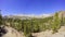 The beautiful mountain view of Saddlebag Lake