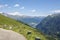 Beautiful mountain views from Grossglockner High Alpine Road