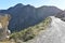 Beautiful mountainous nature at the Swartberg Pass in Oudtshoorn in South Africa