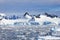 Beautiful mountains and ice floes, Antarctic Peninsula