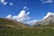 Beautiful mountains and meadows in Sonamarg, Kashmir, India