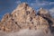 Beautiful mountains and rocks panorama Dolomites, Italy