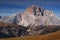 Beautiful mountains and rocks panorama Dolomites, Italy