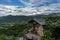 Beautiful mountains and skies , Mountain house