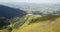 Beautiful mountains of the Ukrainian Carpathians, aerial view