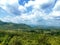 Beautiful mountainscape scenery and blue sky