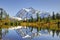 Beautiful Mt. Shuksan Reflecting on Picture Lake