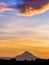 Beautiful Mt. Taranaki sunset