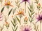 a beautiful and multi color flower pattern and background
