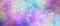 Beautiful multicolored bokeh sparkly website header