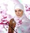 Beautiful Muslim positive woman