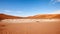 Beautiful namibian desert landscape at Deadvlei