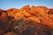 Beautiful Namibian landscape with red rocks.