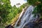 Beautiful Namuang Waterfall during the rainy season in Koh Samui