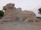 Beautiful nandi biggest statue in Lepakshi garden