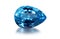 Beautiful Natural Blue swiss pear topaz gemstone Jewelry