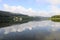 Beautiful natural landscape of Abbey Lake in Jura, France