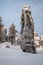 Beautiful natural sculptures in the rock town of TiskÃ© stÄ›ny