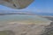 The beautiful natural Wetland Limassol Salt Lake Overview landscape in Cyprus