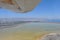 The beautiful natural Wetland Limassol Salt Lake Overview landscape in Cyprus