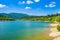 Beautiful nature in Croatia, lake Lepenica in Gorski kotar