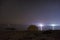 Beautiful nature and landscape photo of small church on dark night in Razanj Croatia