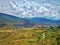 Beautiful nature landscape of Punakha valley in Bhutan