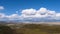 Beautiful nature landscape view of blue sky Qilian fields in Qinghai China