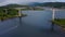 Beautiful Nature Norway natural landscape. Whirlpools of the maelstrom of Saltstraumen, Nordland, Norway