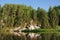 Beautiful nature of the Ural River Chusovaya