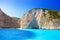 Beautiful Navagio Beach on Zakynthos Island