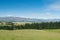 Beautiful New Zealand high hill mountain