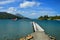 Beautiful New Zealand landscape. Elaine Bay, Marlborough Sounds, South Island