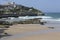 Beautiful Newquay beach in Cornwall,UK