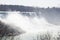 Beautiful Niagara Falls. Horseshoe Falls from the Canadian side in spring