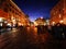 Beautiful Night Lviv, architecture, square