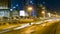 Beautiful night timelapse of a road in Dubai, UAE