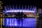Beautiful Night View of BC Place Stadium in Vancouver