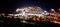 Beautiful night view on Dubrovnik old town from Srd hill