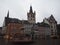 Beautiful night view of the historic monument of Trier, one of the oldest cities in Germany