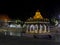 Beautiful night view of Lord Sri Venkateshwara pushkarini kunda in tirupati