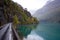 Beautiful norwegian landscape in autumn near Loen and Stryn in Norway,Lovatnet in october,norwegian nature,outdoor