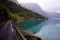 Beautiful norwegian landscape in autumn near Loen and Stryn in Norway,Lovatnet in october,norwegian nature,outdoor