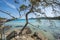 Beautiful Notre Dame beach (Plage Notre-Dame) on Porquerolles island (l\\\'le de Porquerolles), France