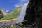 Beautiful nuranang falls or bong bong falls or jang waterfalls